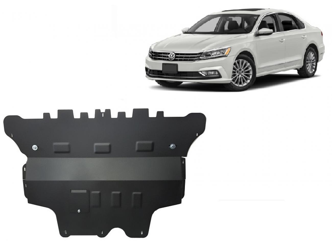 Hasplåt Stål Motor+ | VW Passat Alltrack - Manu. (2015-2024) - 2