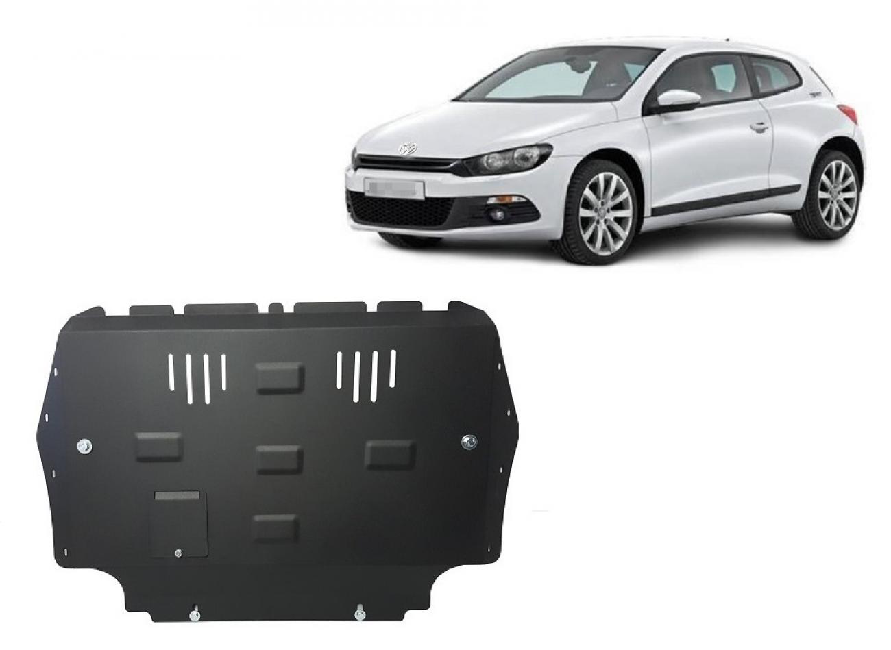 Hasplåt Stål Motor+ | VW Scirocco (2008-2017) - 2