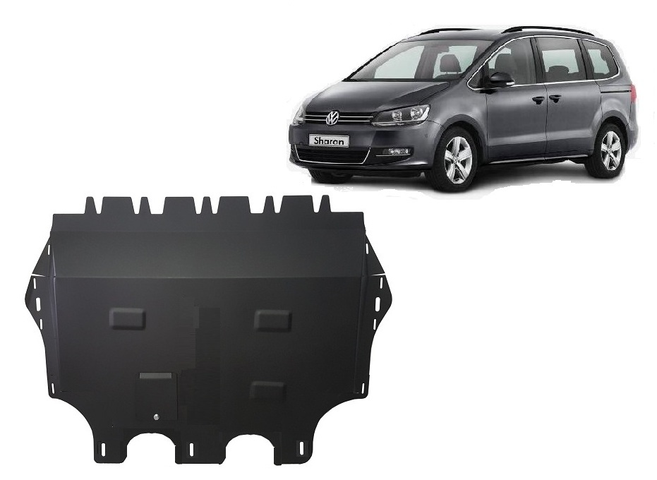 Protector inferior de acero Motor+ | VW Sharan (2010-2022) - 2