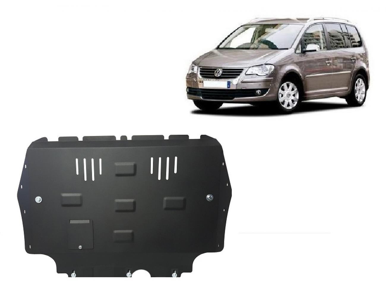 Hasplåt Stål Motor+ | VW Touran (2003-2015) - 2