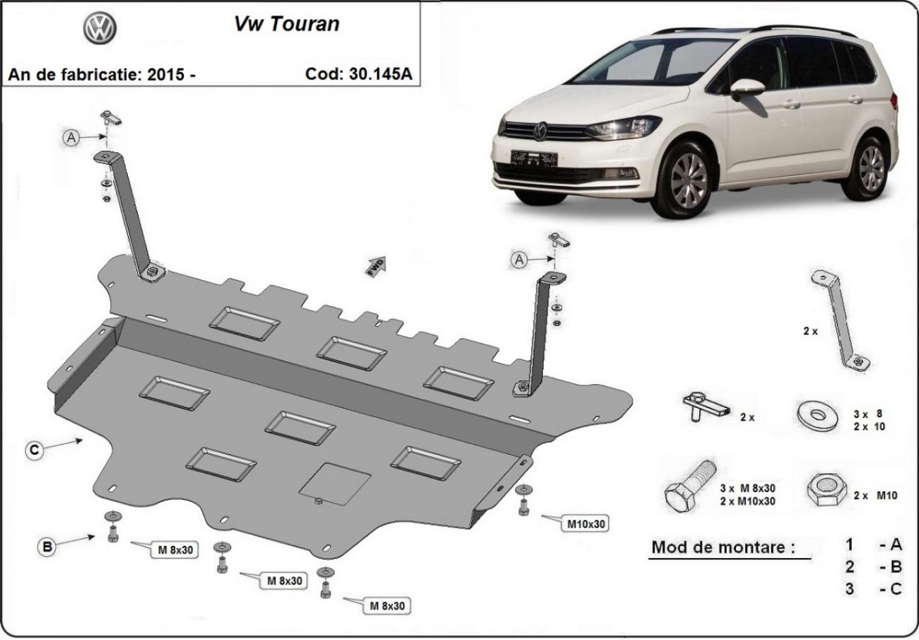 Skid plate Steel Engine+ | VW Touran - Autom. (2015-2026) - 3