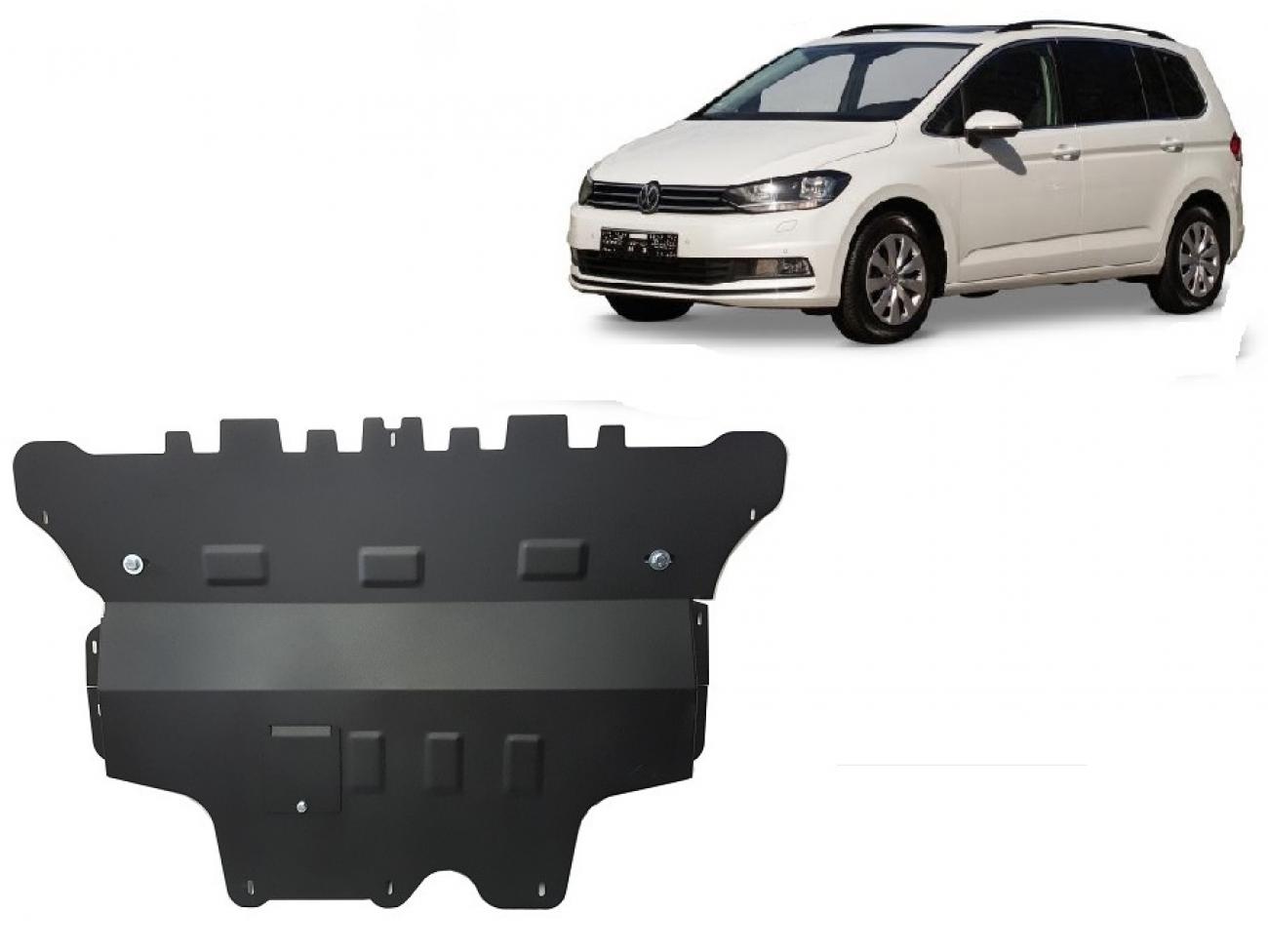 Hasplåt Stål Motor+ | VW Touran - Manu. (2015-2026) - 2