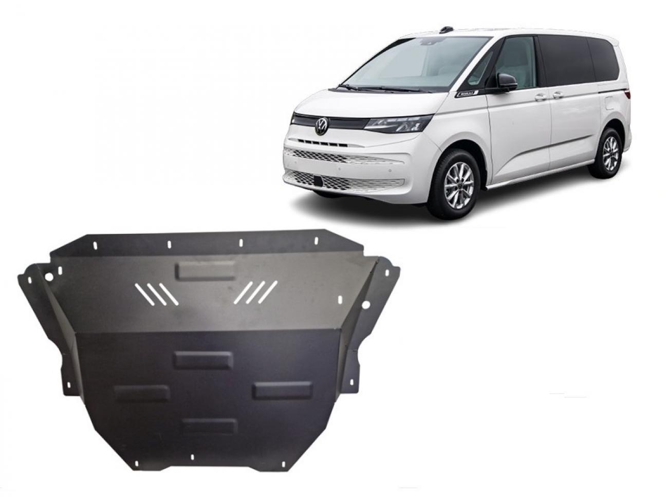 Hasplåt Stål Motor+ | VW Transporter T7 Van (2023-2026) - 2