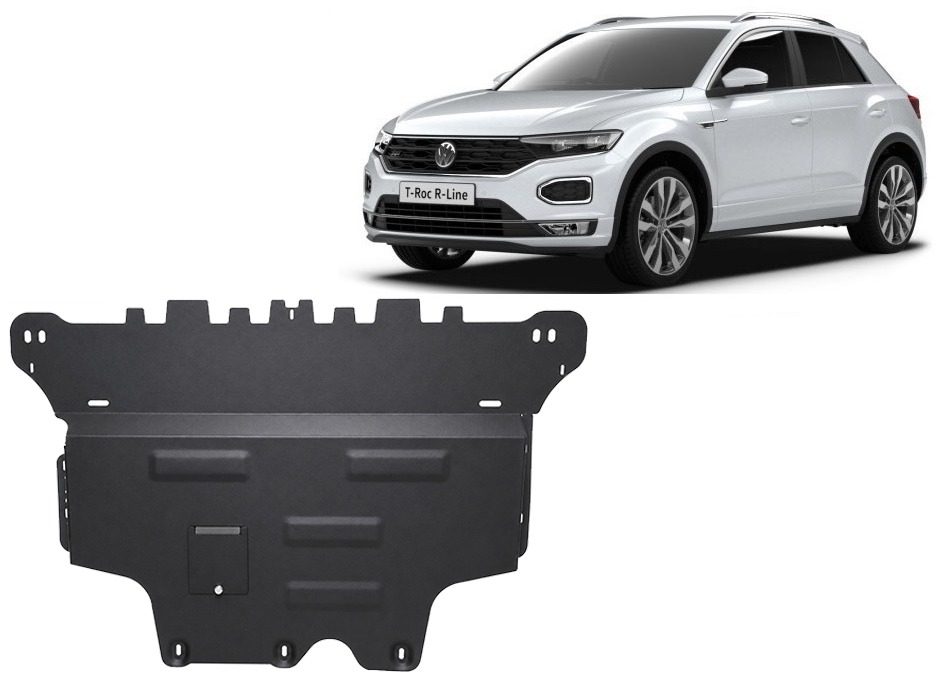 Stahl-Unterfahrschutz Motor+ | VW T-Roc (2017-2026) - 2