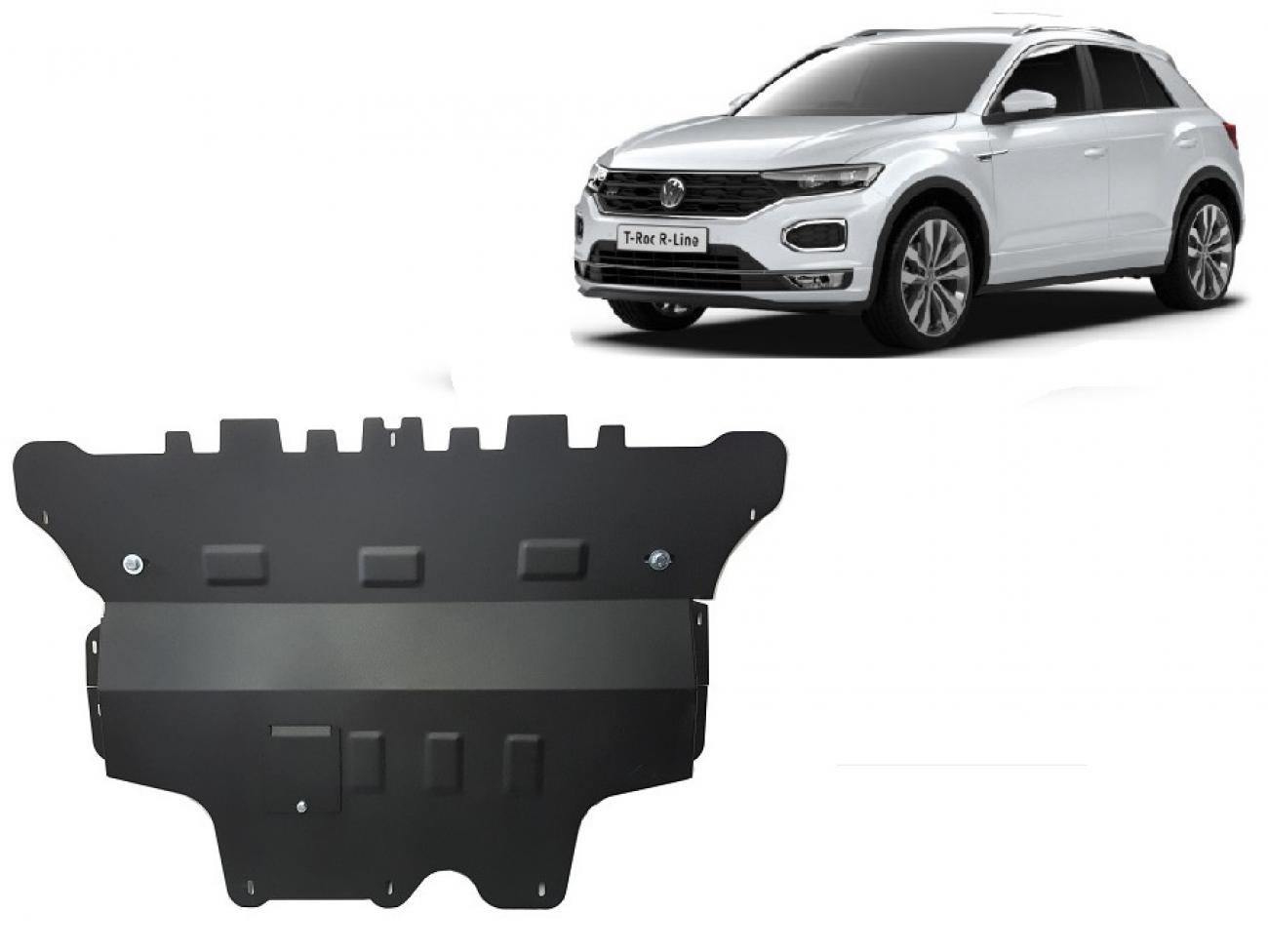 Bundplade Stål Motor+ | VW T-Roc - Manu. (2017-2026) - 2