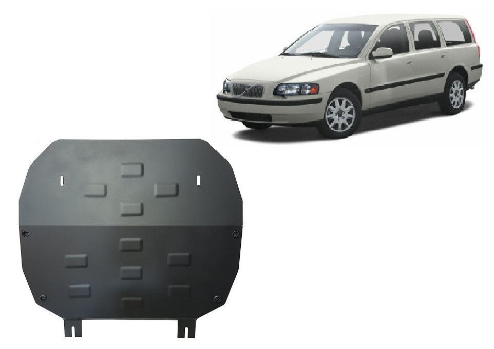Stahl-Unterfahrschutz Motor+ | Volvo V70 (2000-2006) - 2