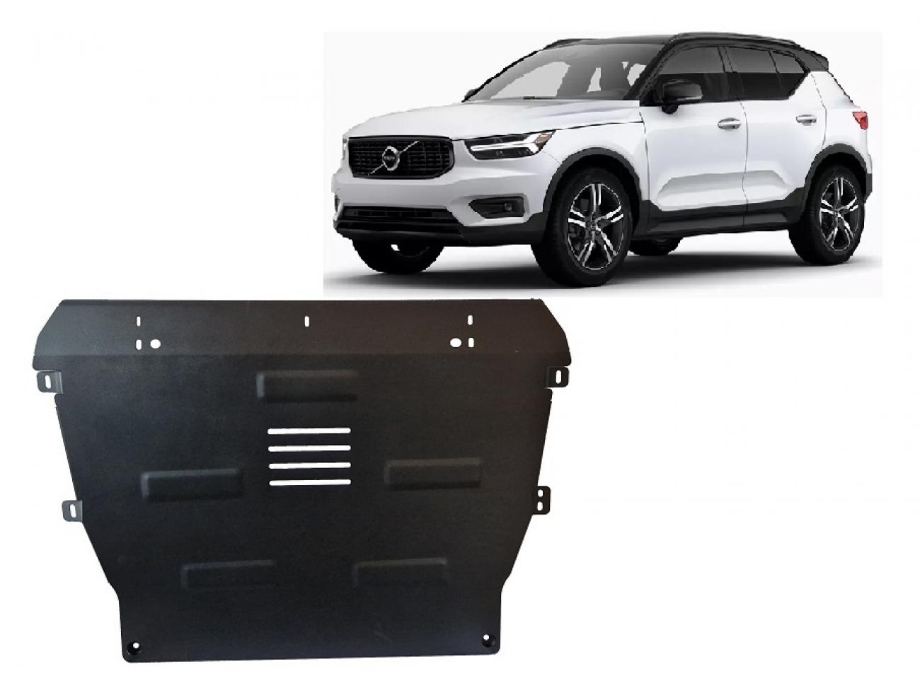 Bunnplate Stål Motor+ | Volvo XC40 (2018-2026) - 2