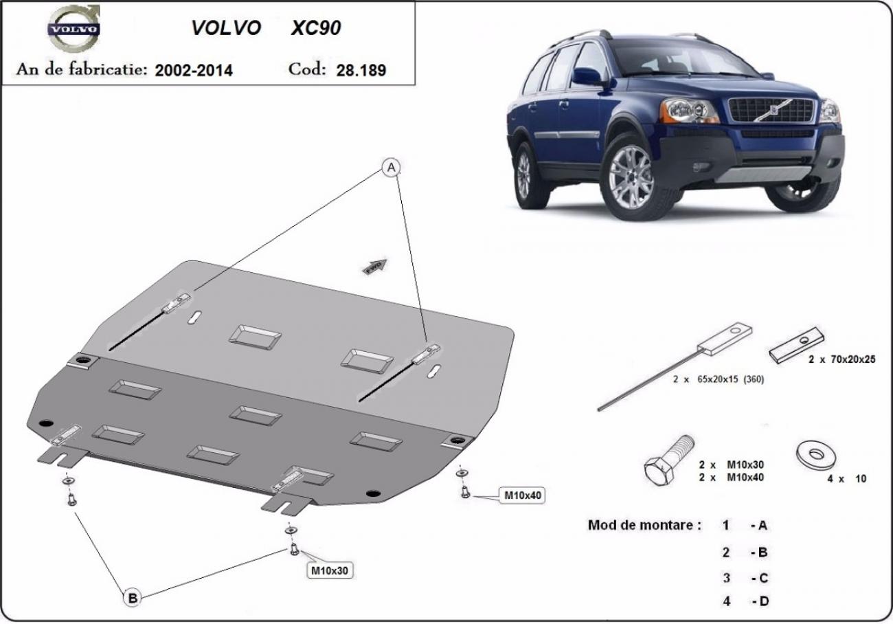 Skid plate Steel Engine+ | Volvo XC90 (2002-2014) - 3