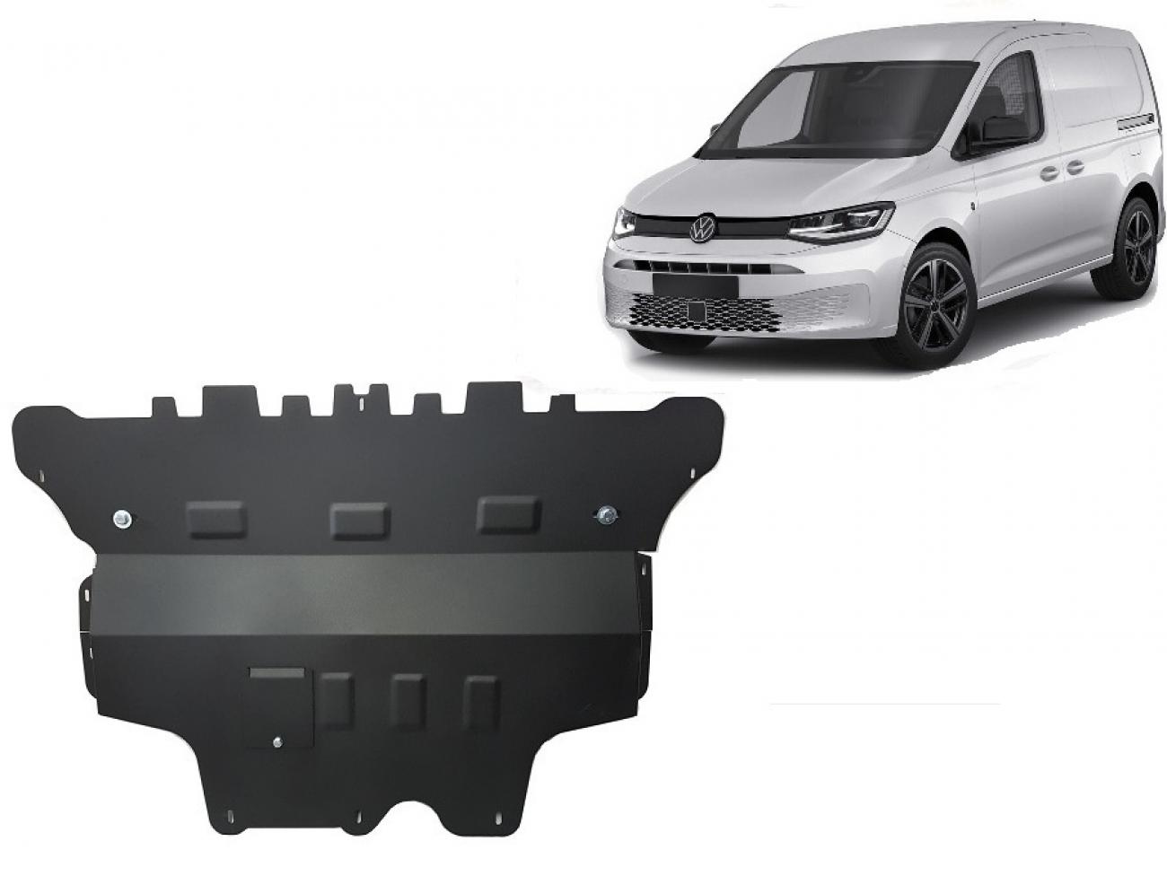 Pohjapanssari Teräs Moottori+ | VW Caddy (2020-2026) - 2