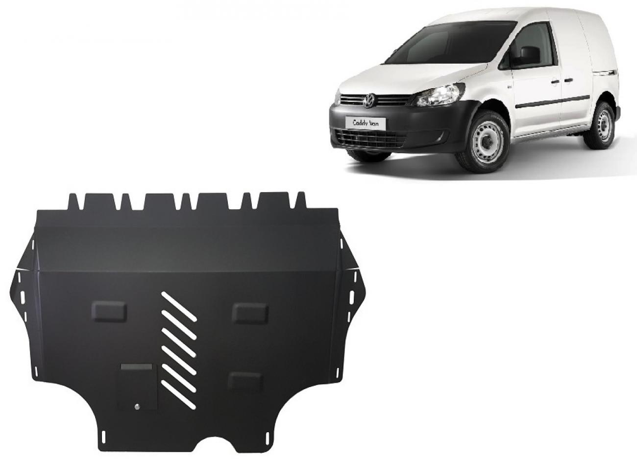 Pohjapanssari Teräs Moottori+ | VW Caddy (2011-2020) - 2