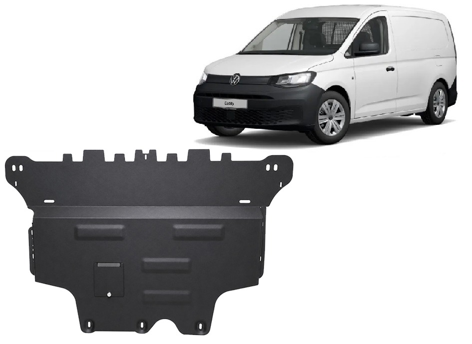 Skid plate Steel Engine+ | VW Caddy (2020-2026) - 2