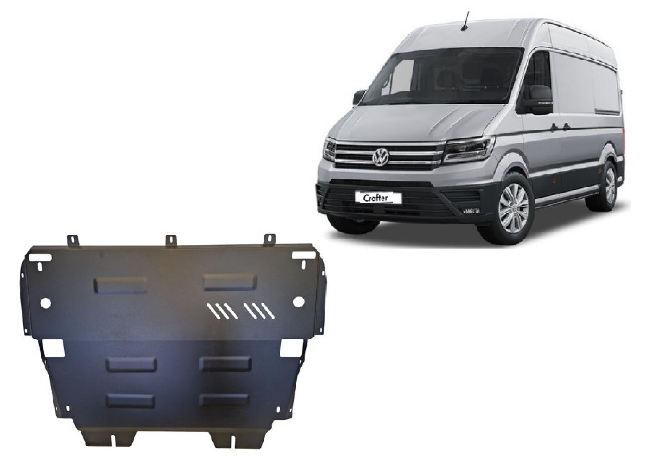 Hasplåt Stål Motor+ | VW Crafter (2017-2026) - 2
