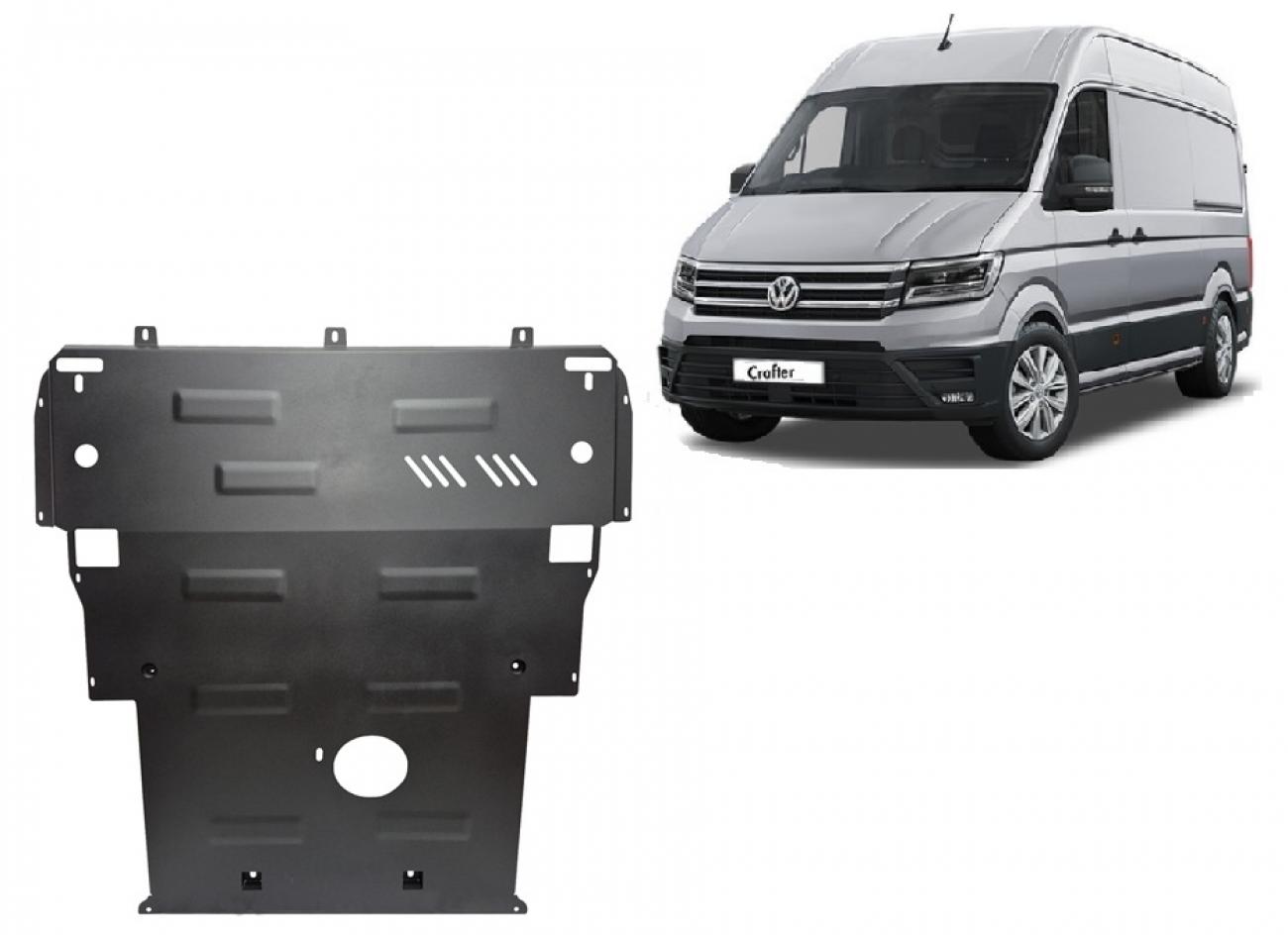Hasplåt Stål Motor+ | VW Crafter (2021-2026) - 2