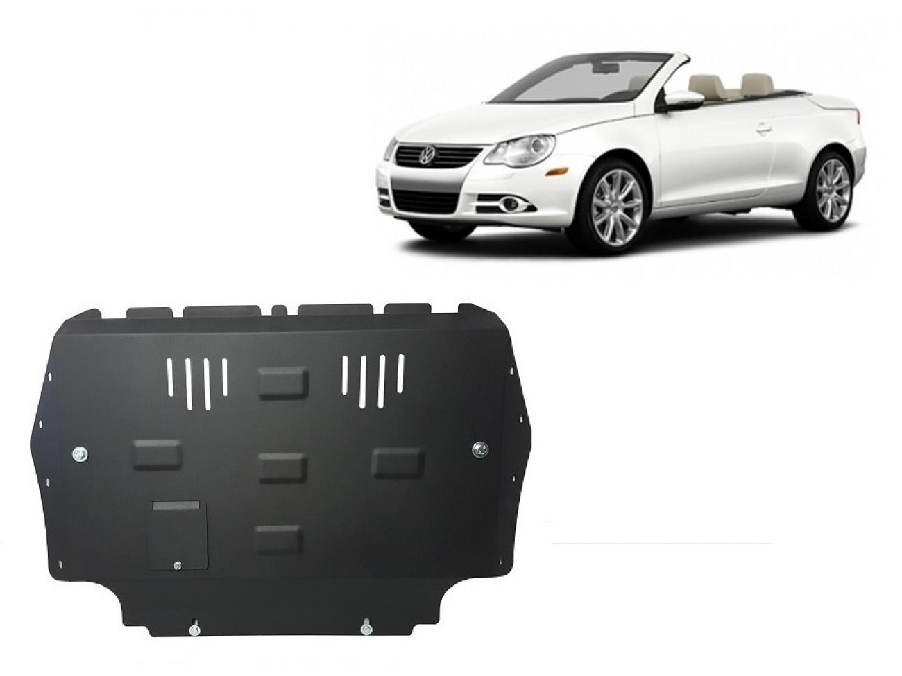 Hasplåt Stål Motor+ | VW Eos (2006-2015) - 2