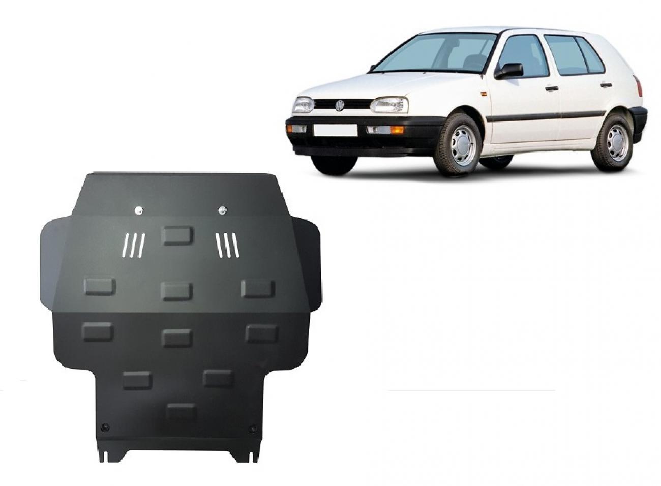Hasplåt Stål Motor+ | VW Golf 3 (1991-1998) - 2