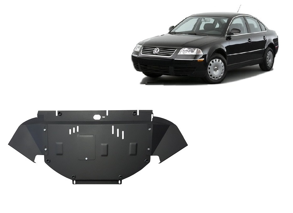 Proteção inferior em aço Motor+ | VW Passat B5, B5.5 (2001-2004) - 2