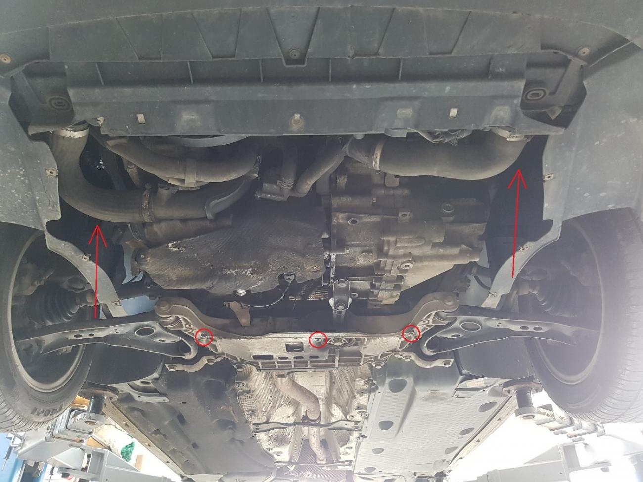 Hasplåt Stål Motor+ | VW Passat B6, B7 (2005-2014) - 4