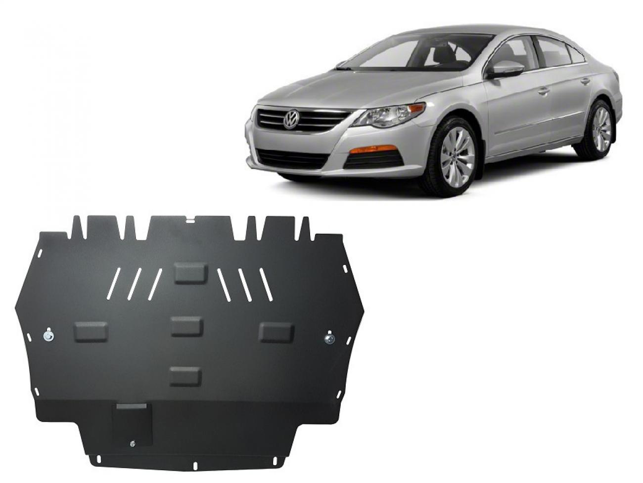 Hasplåt Stål Motor+ | VW Passat CC (2008-2016) - 2