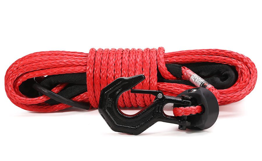 Armortek Synthetic Rope, Thimble and Black Hook 9.5mm x 25m