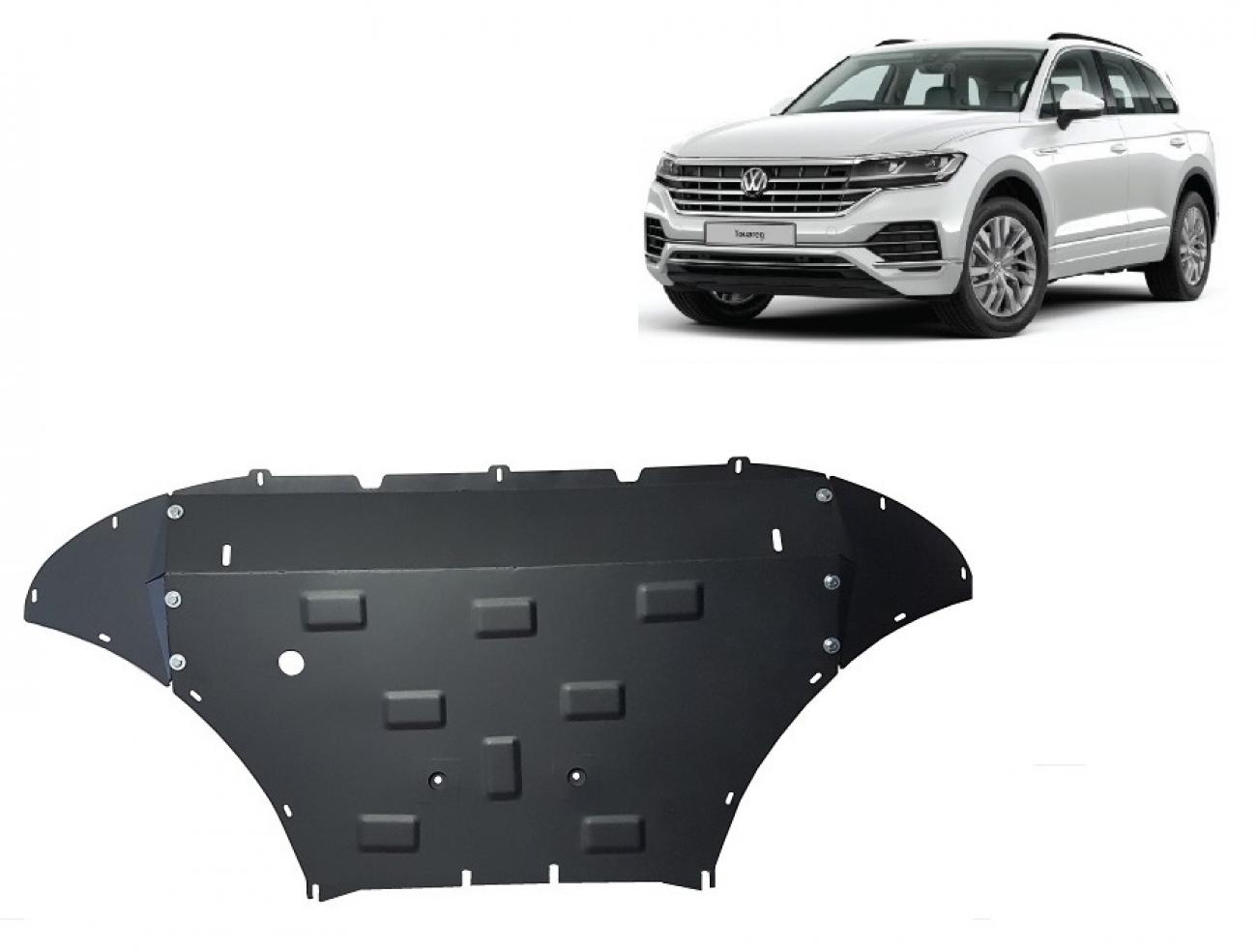 Hasplåt Stål Motor+ | VW Touareg (2018-2026) - 2
