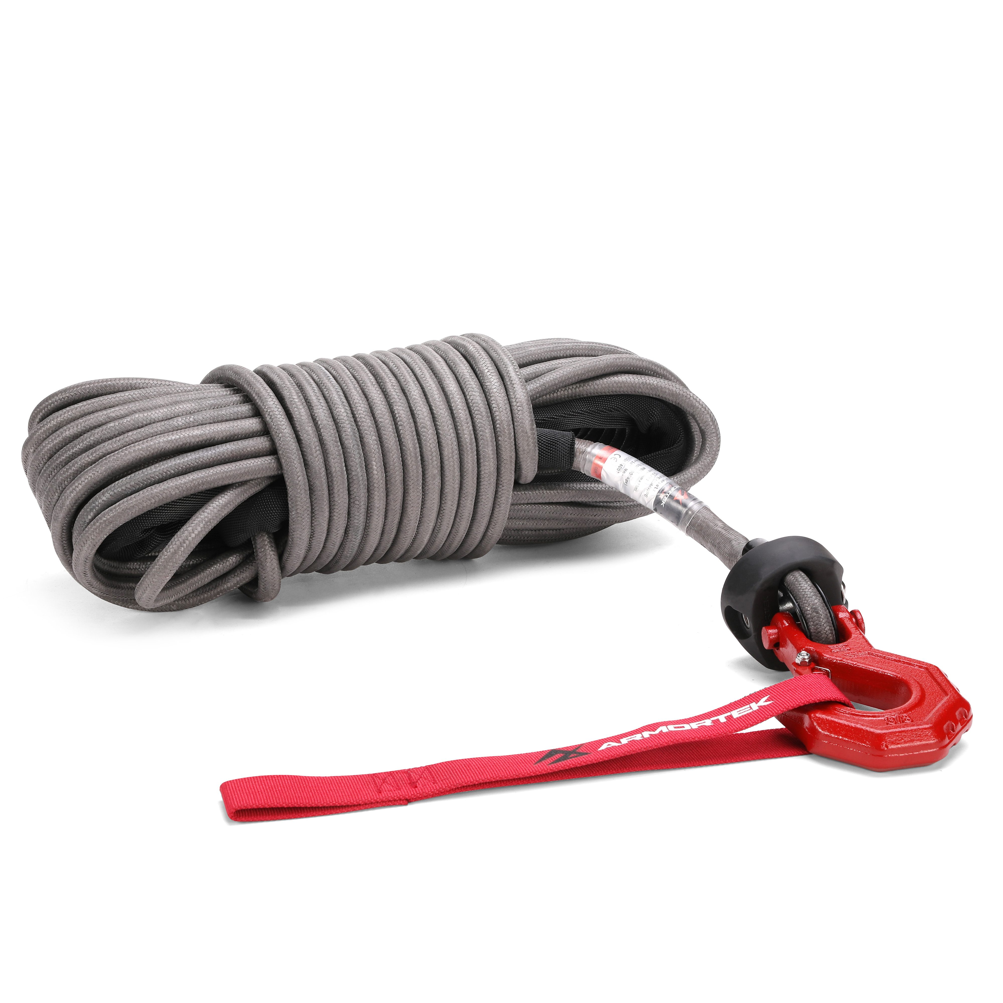 Armortek Extreme Lina syntetyczna, Thimble and Czerwony Hook 11mm x 25m