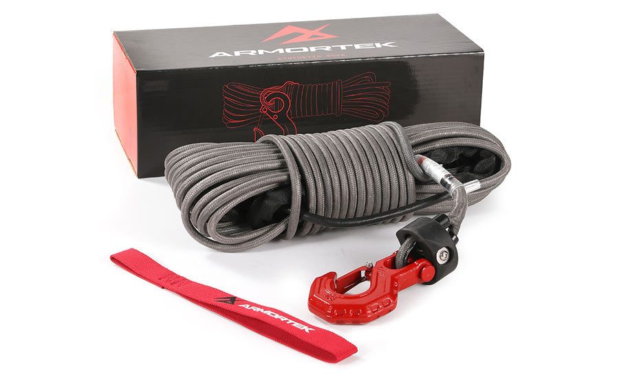 Armortek Extreme Lina syntetyczna, Thimble and Czerwony Hook 11mm x 25m - 3