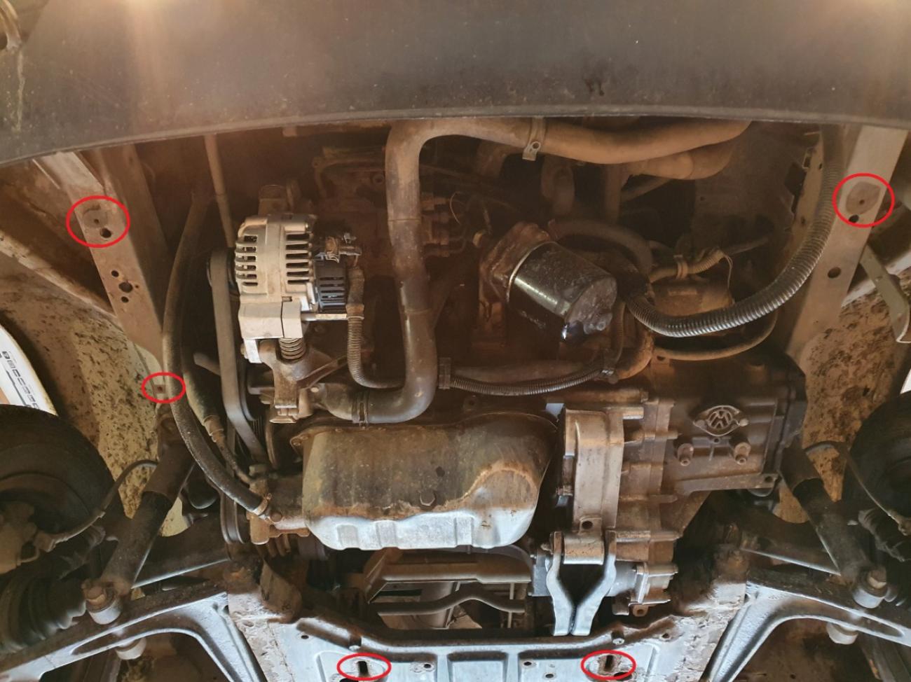 Bundplade Stål Motor+ | VW Transporter T4 (1990-2003) - 5