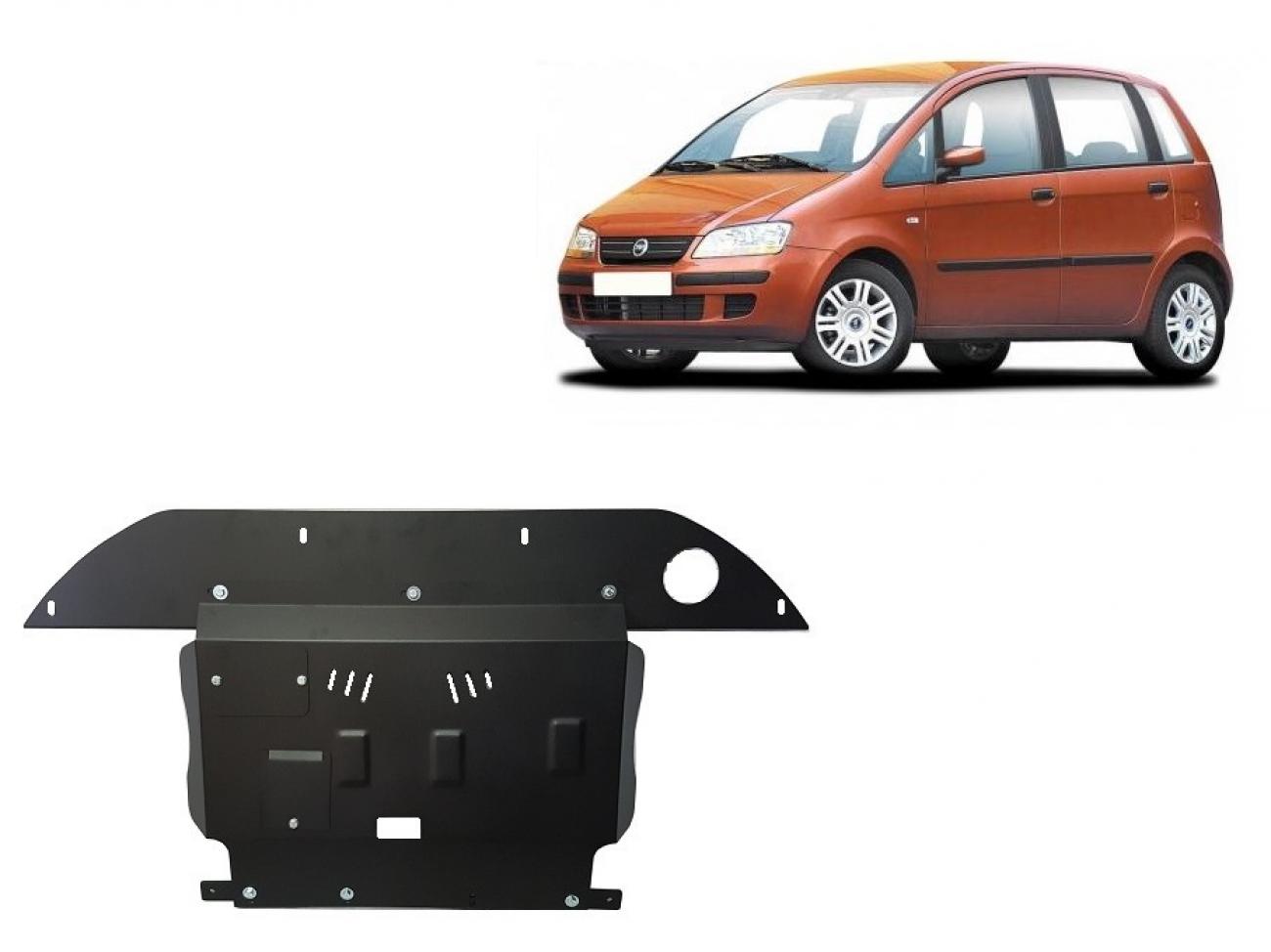 Pohjapanssari Teräs Moottori+ | Fiat Idea (2003-2012) - 2