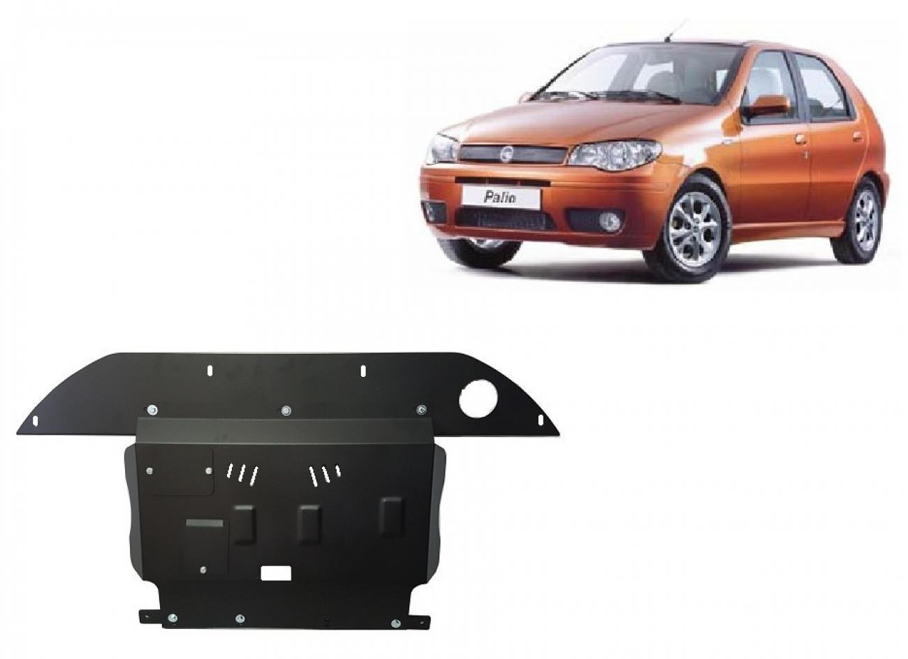 Hasplåt Stål Motor+ | Fiat Palio (1996-2003) - 2