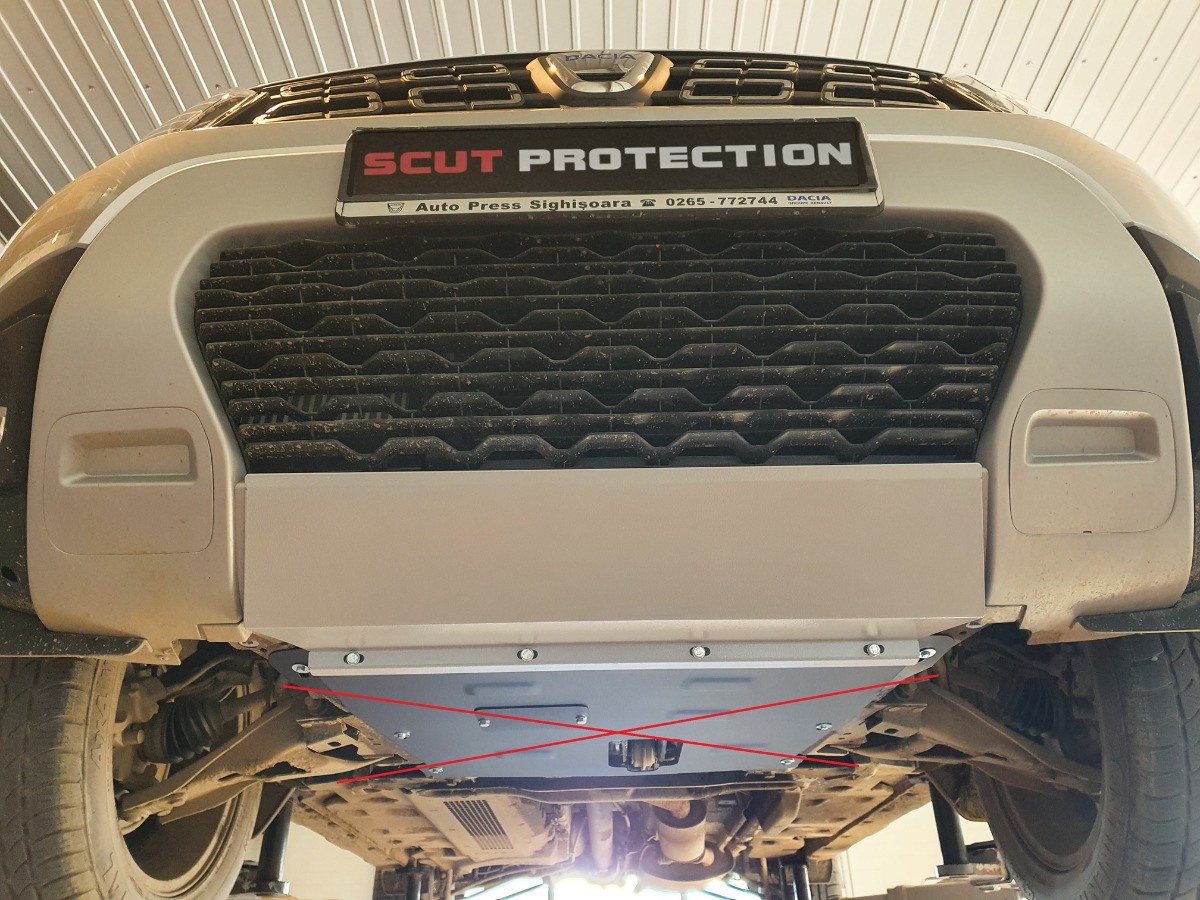 Proteção inferior Aço dianteiro bumper | Dacia Duster (2018-2024) - 9