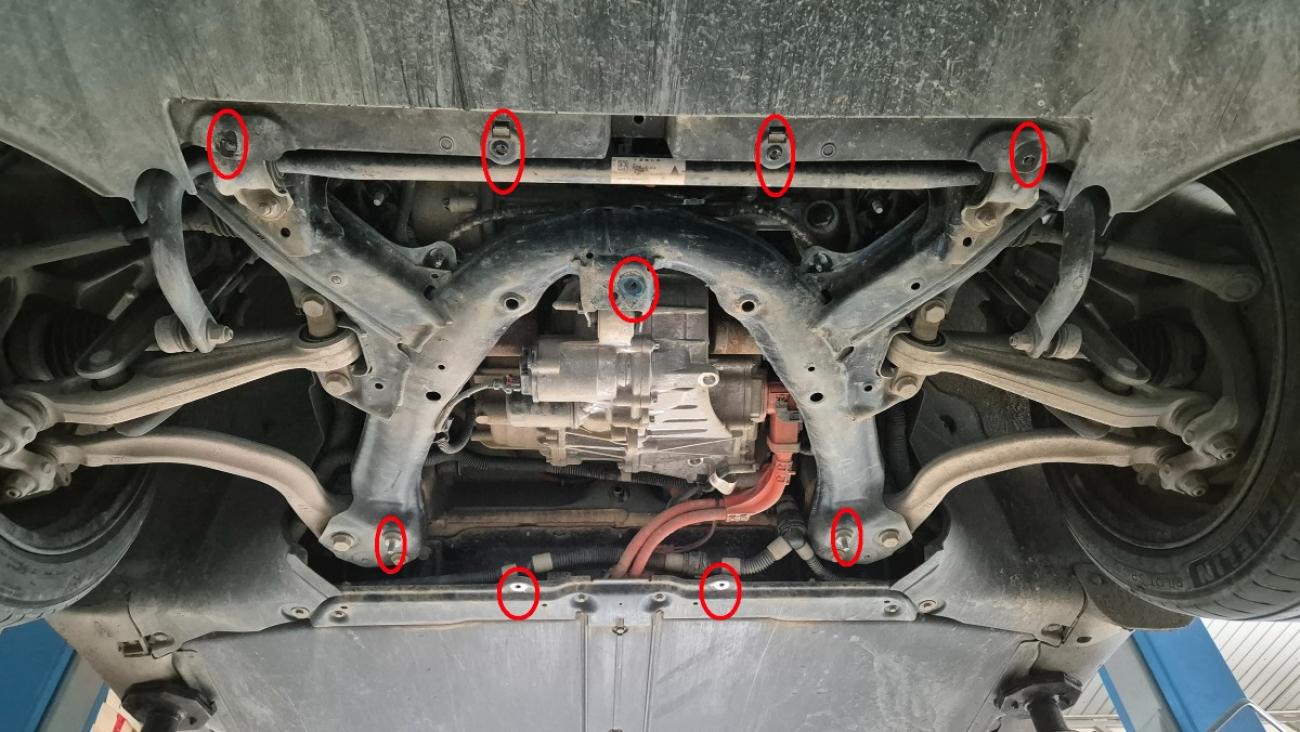 Pohjapanssari Teräs etu sähkömoottori | Tesla Model 3 AWD (2017-2026) - 4