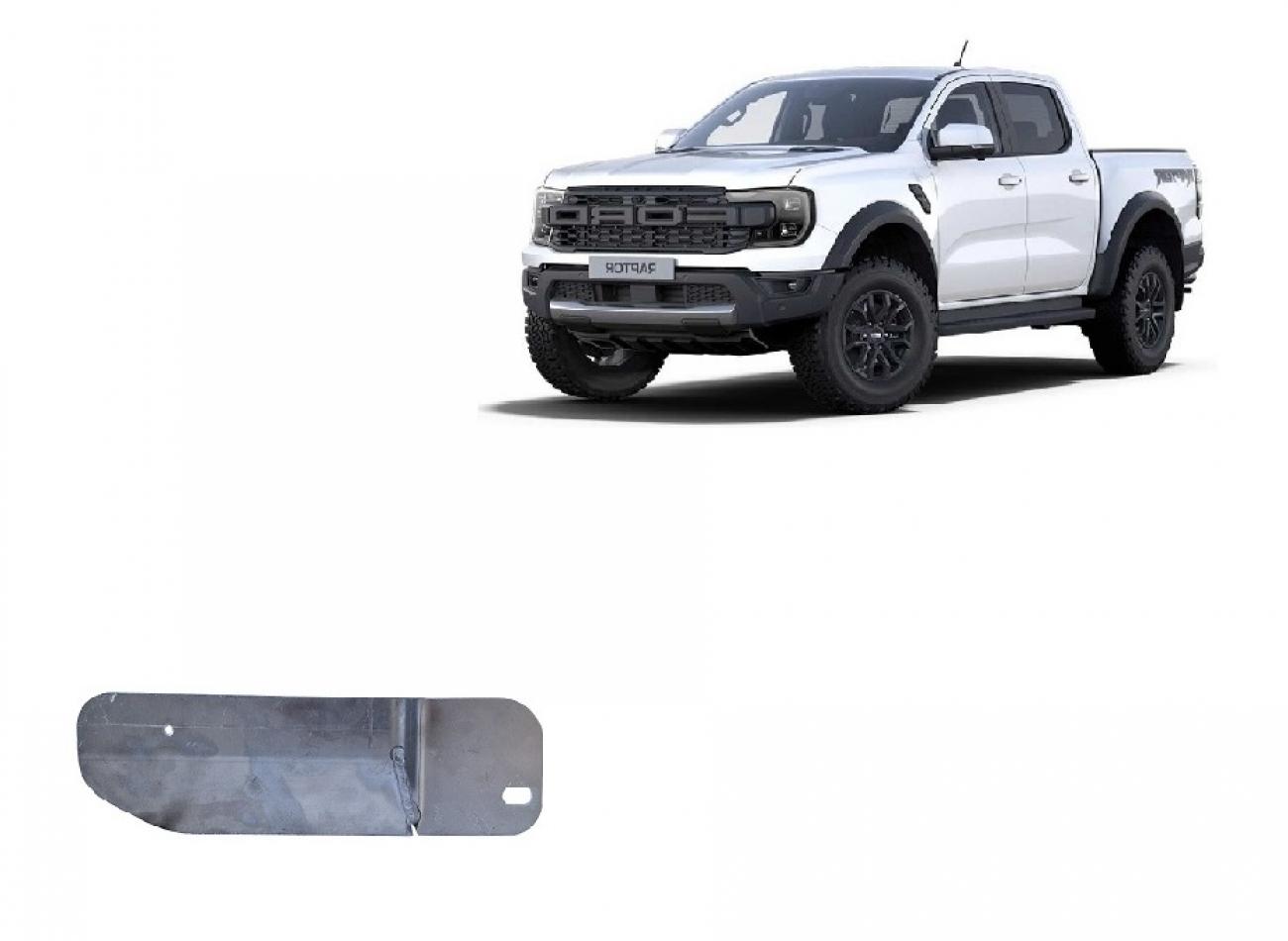 Skid plate Aluminium Fuel filter | Ford Ranger Raptor (2023-2026) - 2