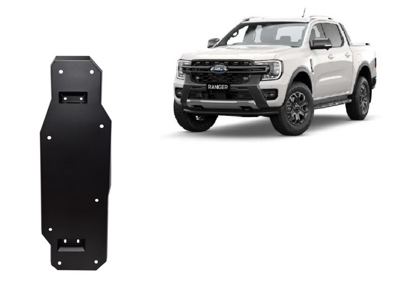 Bundplade Stål Brændstoftank | Ford Ranger 70L (2023-2026) - 2