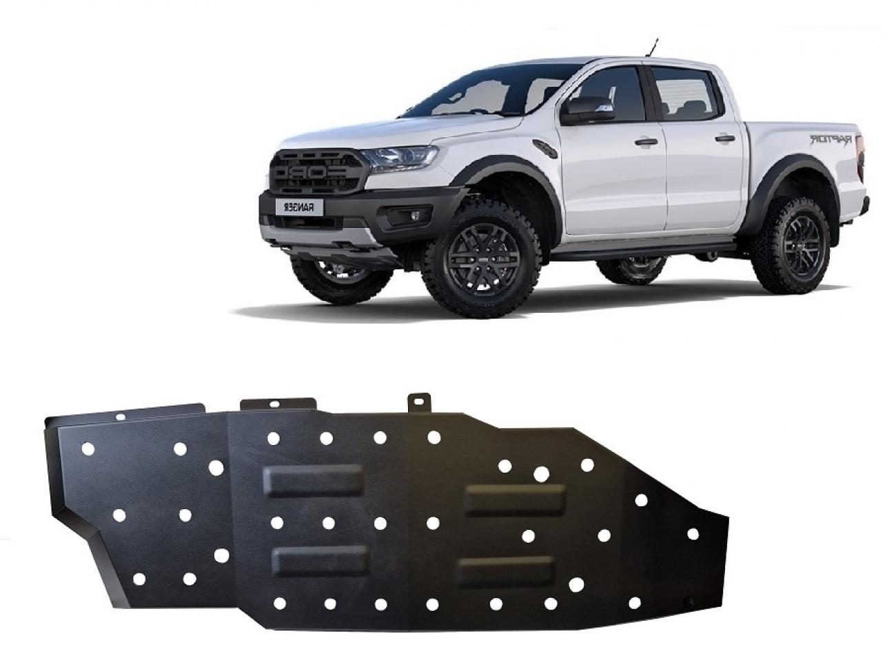 Skid plate Steel Fuel tank | Ford Ranger Raptor (2023-2026) - 2