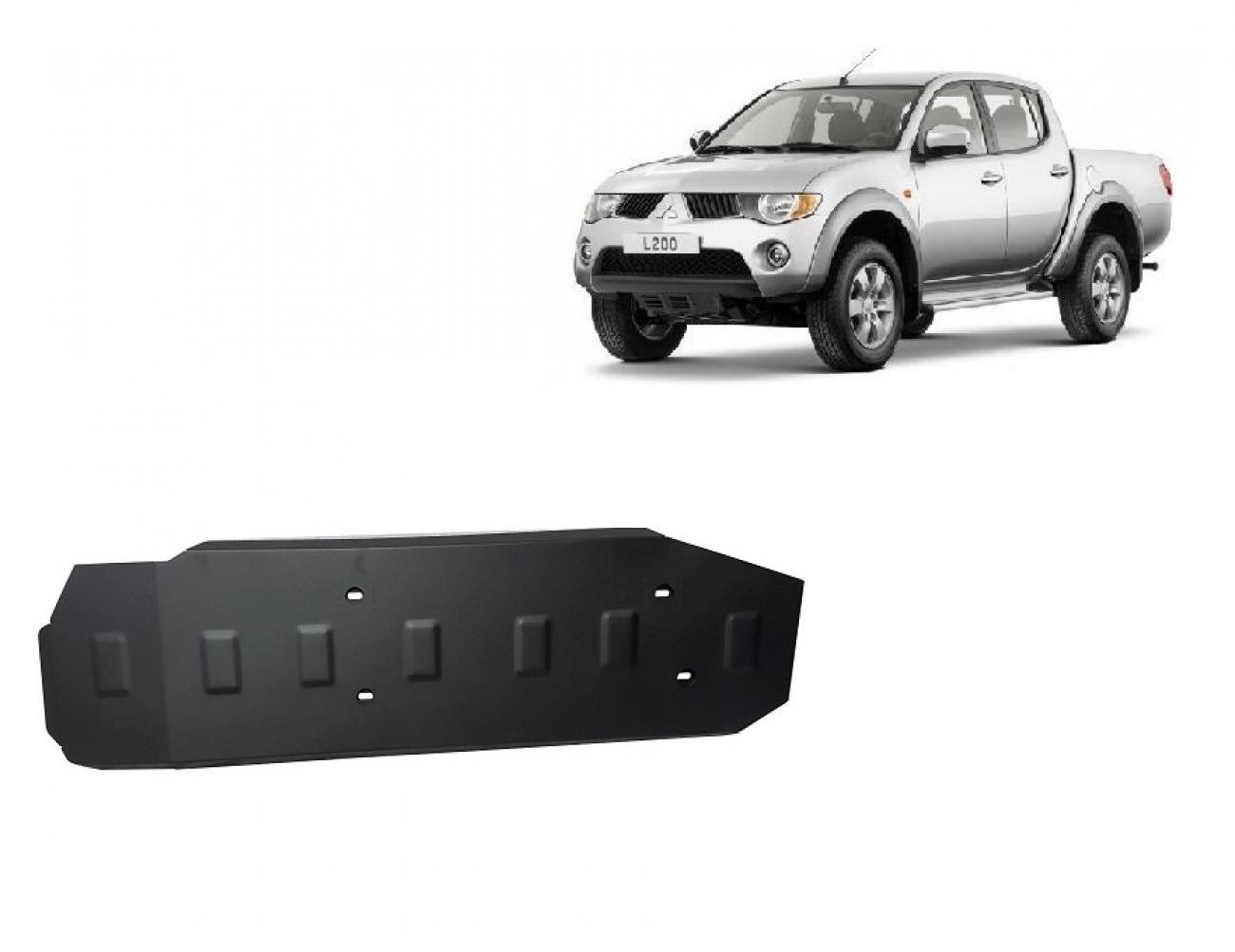 Skid plate Steel Fuel tank | Mitsubishi L 200 (2005-2015) - 2