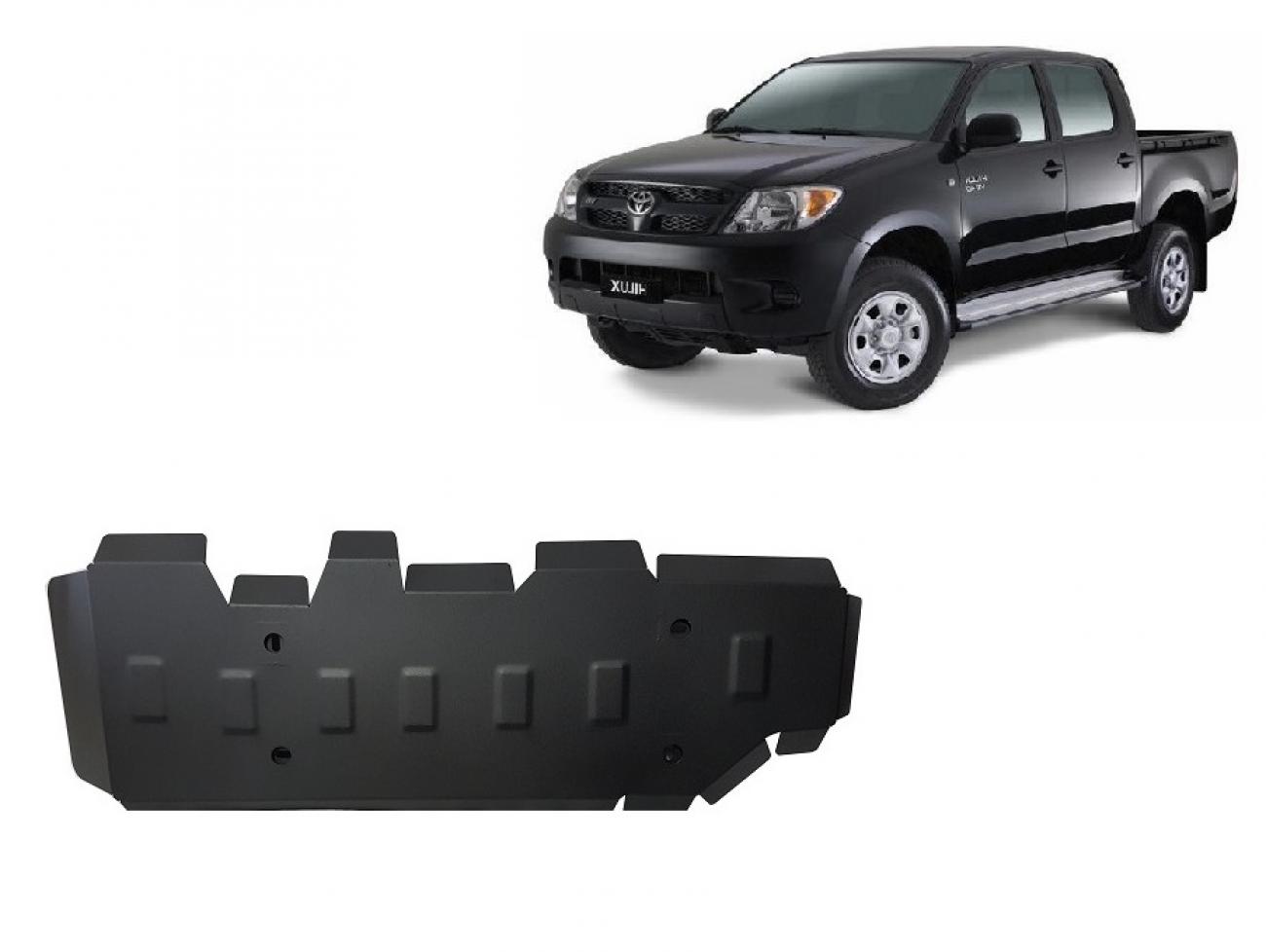 Skid plate Steel Fuel tank | Toyota Hilux (2004-2015) - 2