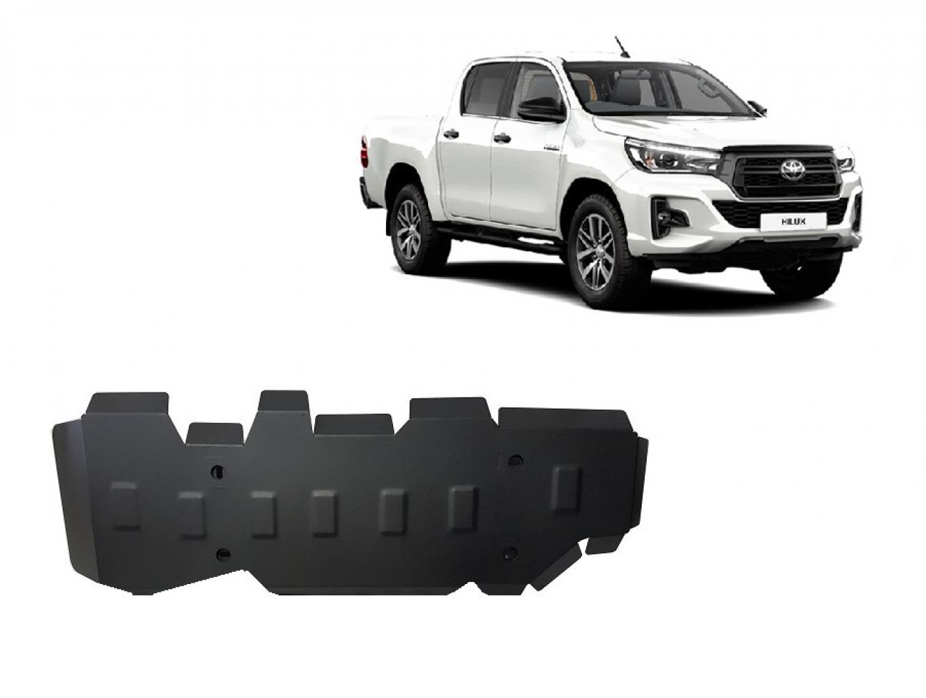 Skid plate Steel Fuel tank | Toyota Hilux Invincible (2021-2026) - 2