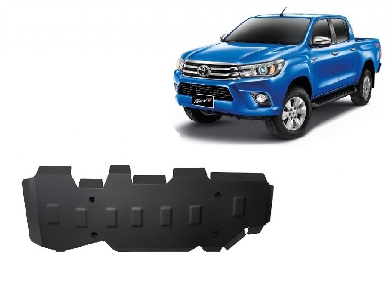 Skid plate Steel Fuel tank | Toyota Hilux (2016-2026) - 2