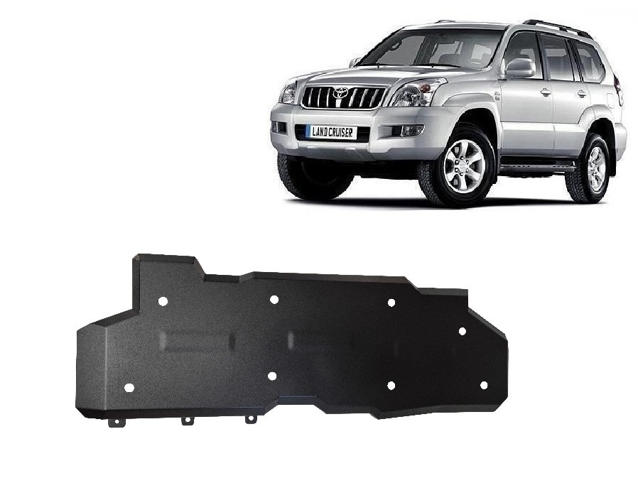 Pohjapanssari Teräs Polttoainesäiliö | Toyota Land Cruiser J120 - viisiovinen (2002-2009) - 2