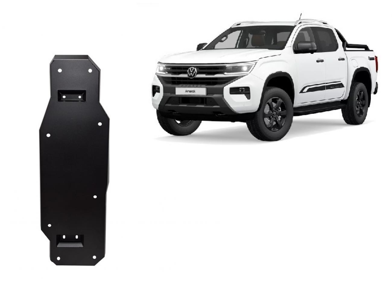 Skid plate Steel Fuel tank | VW Amarok II 70L (2022-2026) - 2
