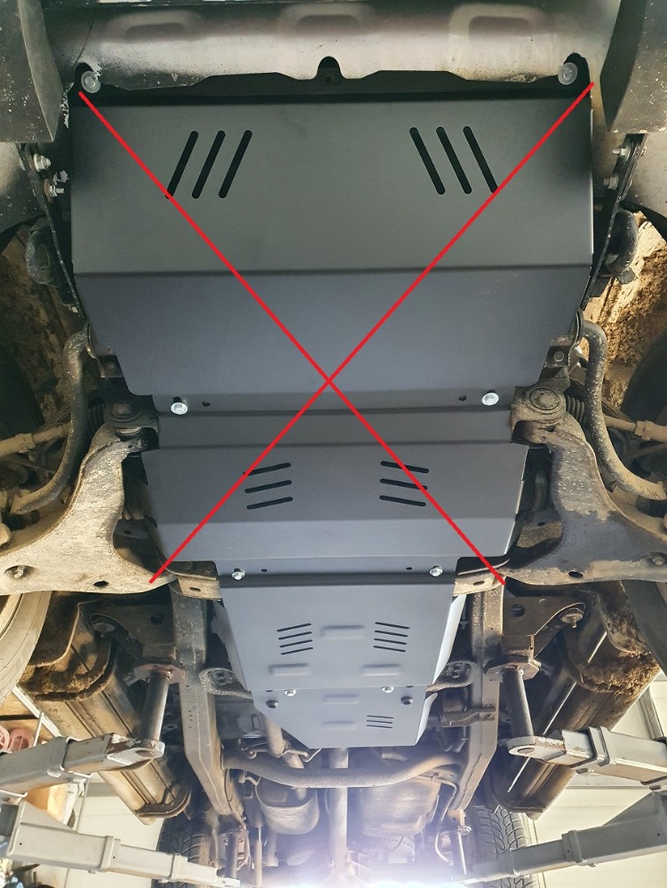 Protection inférieure de boîte de vitesses en acier | Mitsubishi Pajero Sport 2 (2008-2016) - 4
