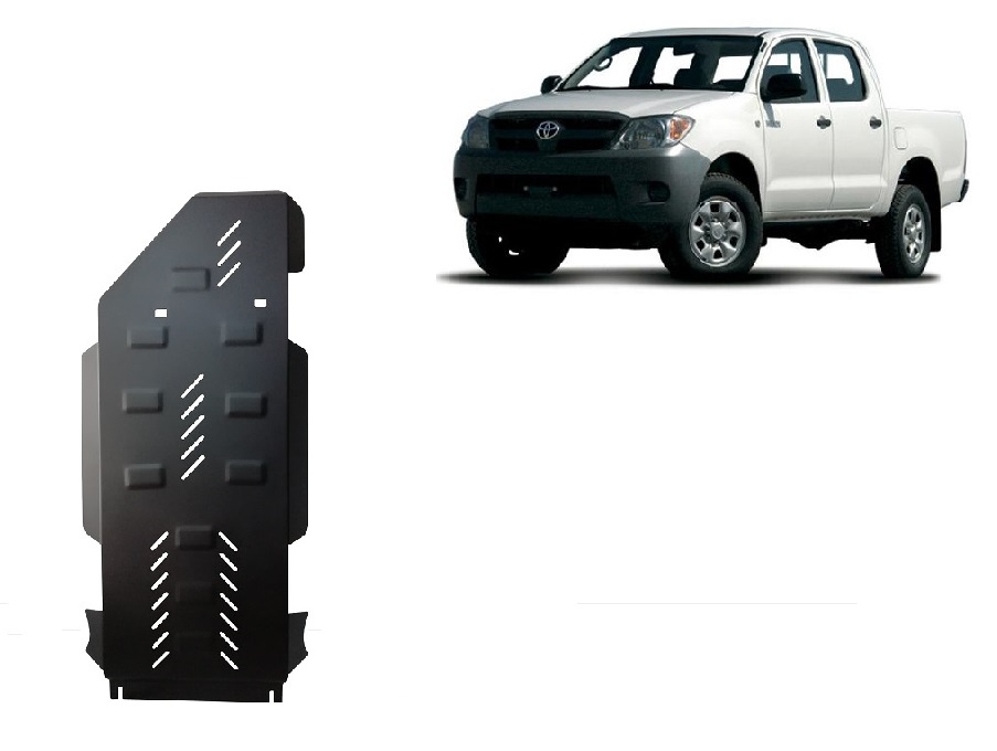 Stalen beschermplaat versnellingsbak | Toyota Hilux (2000-2004) - 2