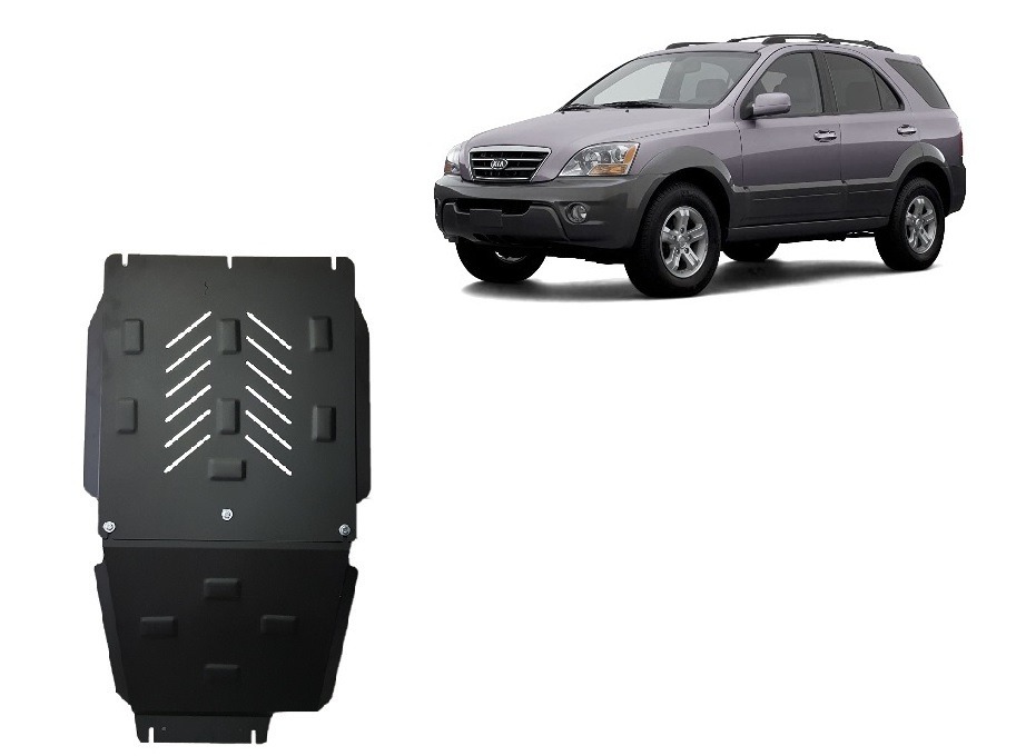 Protector inferior de acero para caja de cambios | Kia Sorento (2006-2009) - 2