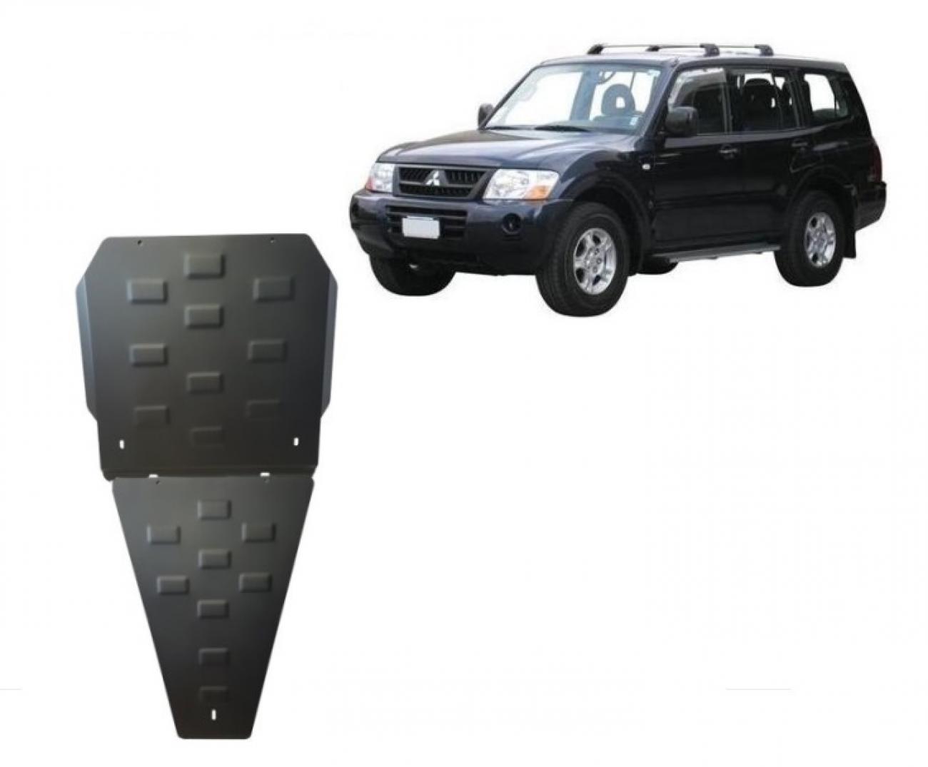 Skid plate Steel Gearbox | Mitsubishi Pajero Sport 1 (1998-2007) - 2