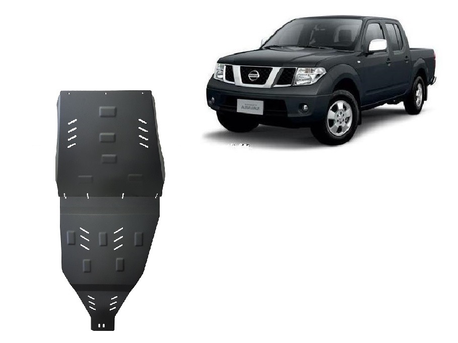 Protector inferior de acero para caja de cambios | Nissan Navara D40 (2005-2015) - 2