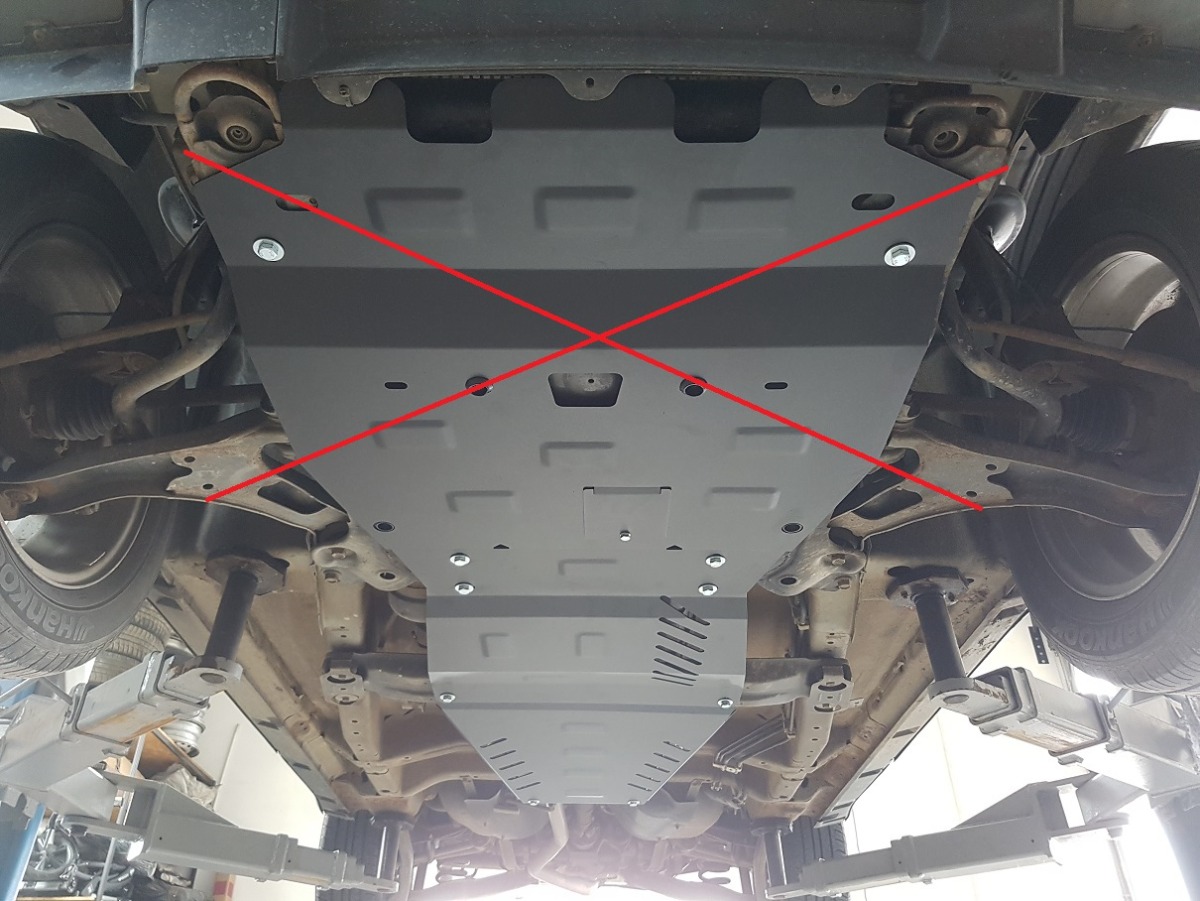Protector inferior de acero para caja de cambios | Suzuki Grand Vitara 2 (2005-2019) - 9