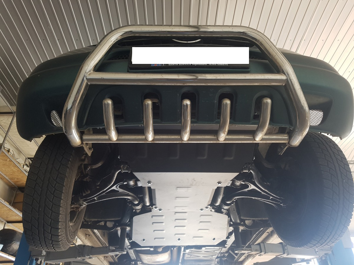 Protector inferior de acero para caja de cambios | Mercedes ML W163 (1998-2005) - 9