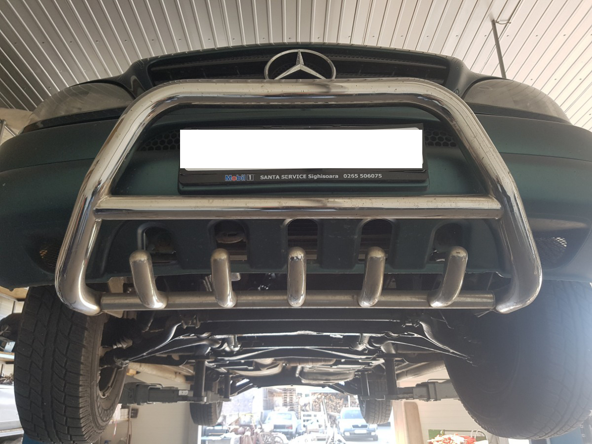 Protector inferior de acero para caja de cambios | Mercedes ML W163 (1998-2005) - 8