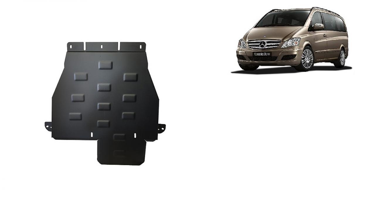 Bundplade Stål Gearkasse | Mercedes Viano W639 - 4x4 - Autom. (2003-2014) - 2
