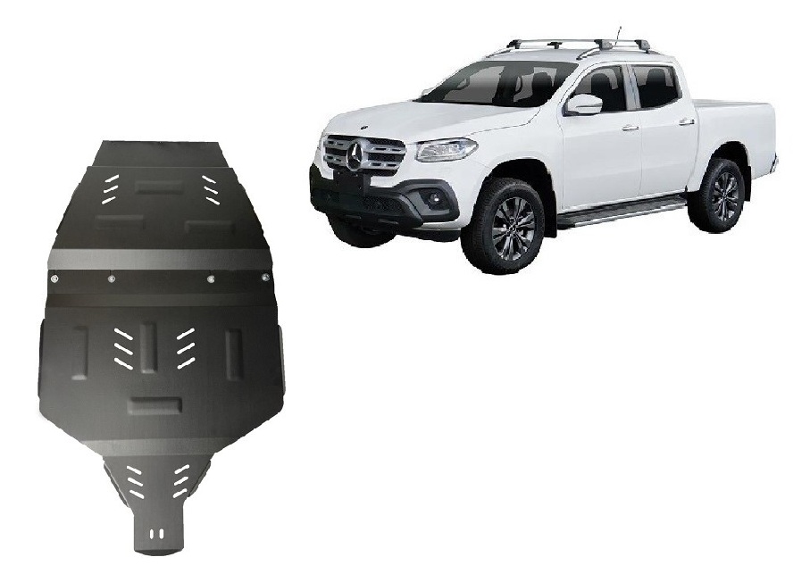 Protezione inferiore cambio in acciaio | Mercedes X-Class W470 (2017-2020) - 2